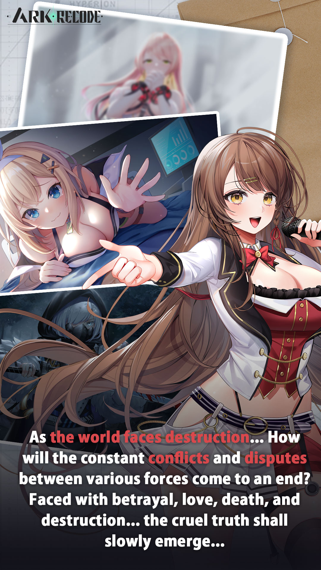 As the world faces destruction... How will the constant conflicts and disputes between various forces come to an end? Faced with betrayal, love, death, and destruction... the cruel truth shall slowly emerge...